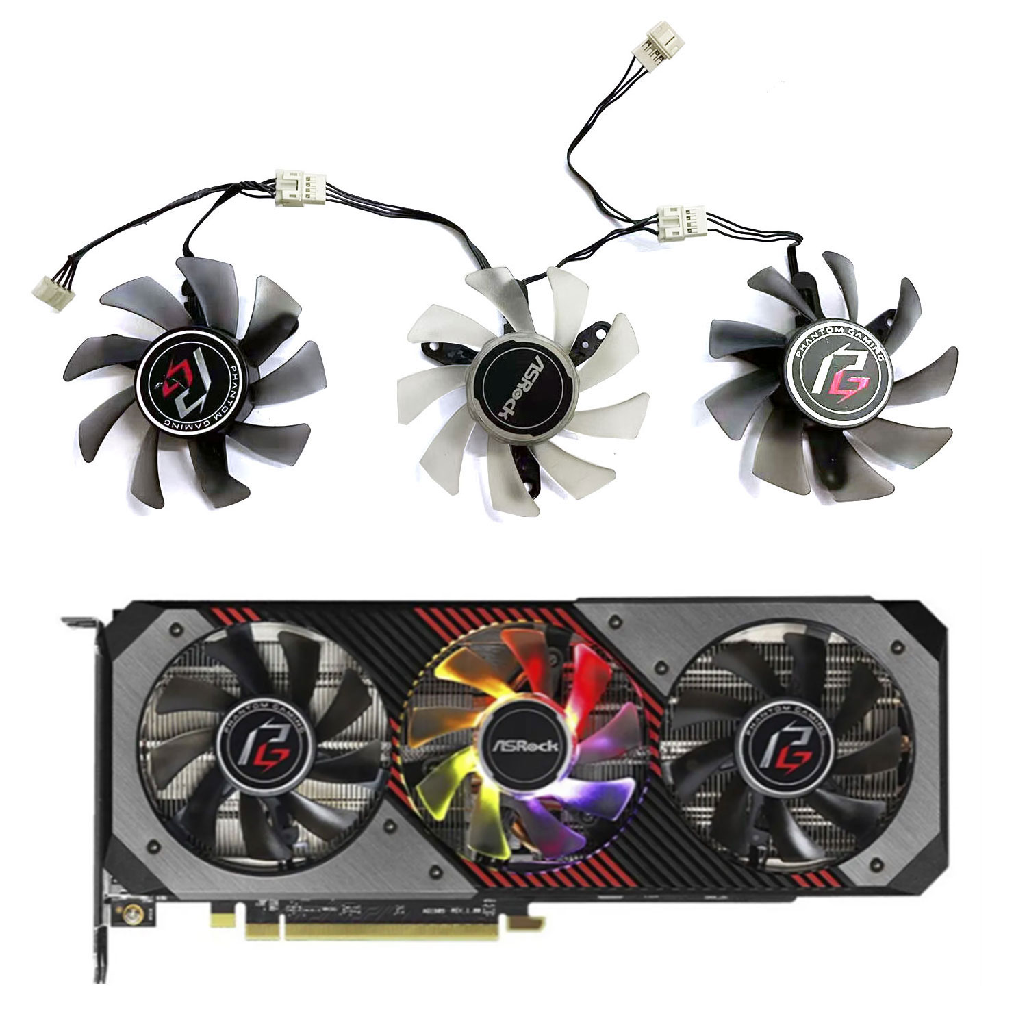 Lga1700 Itx Motherboard Ddr5 - พัดลมระบายความร้อน 75 มม. 4PIN PVA080E12R สำหรับเอเอสร็อค