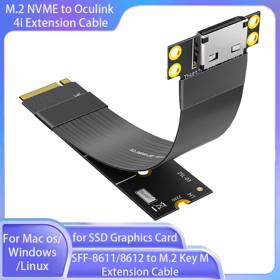 Oculink Egpu Mini Pc - สายต่อขยาย M.2 NVME เป็น Oculink 4i