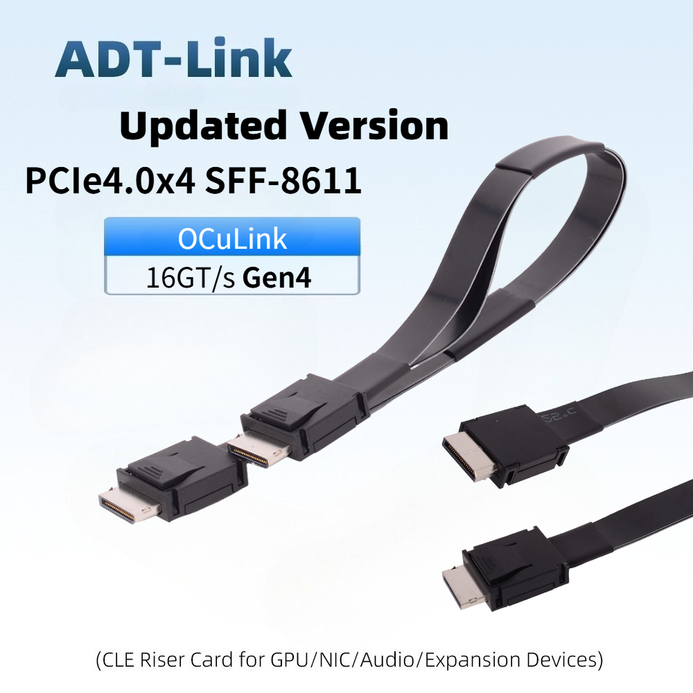 ADT-Link สายต่อขยาย PCI-E 4.0  - Oculink Egpu Mini Pc บทวิจารณ์และราคา