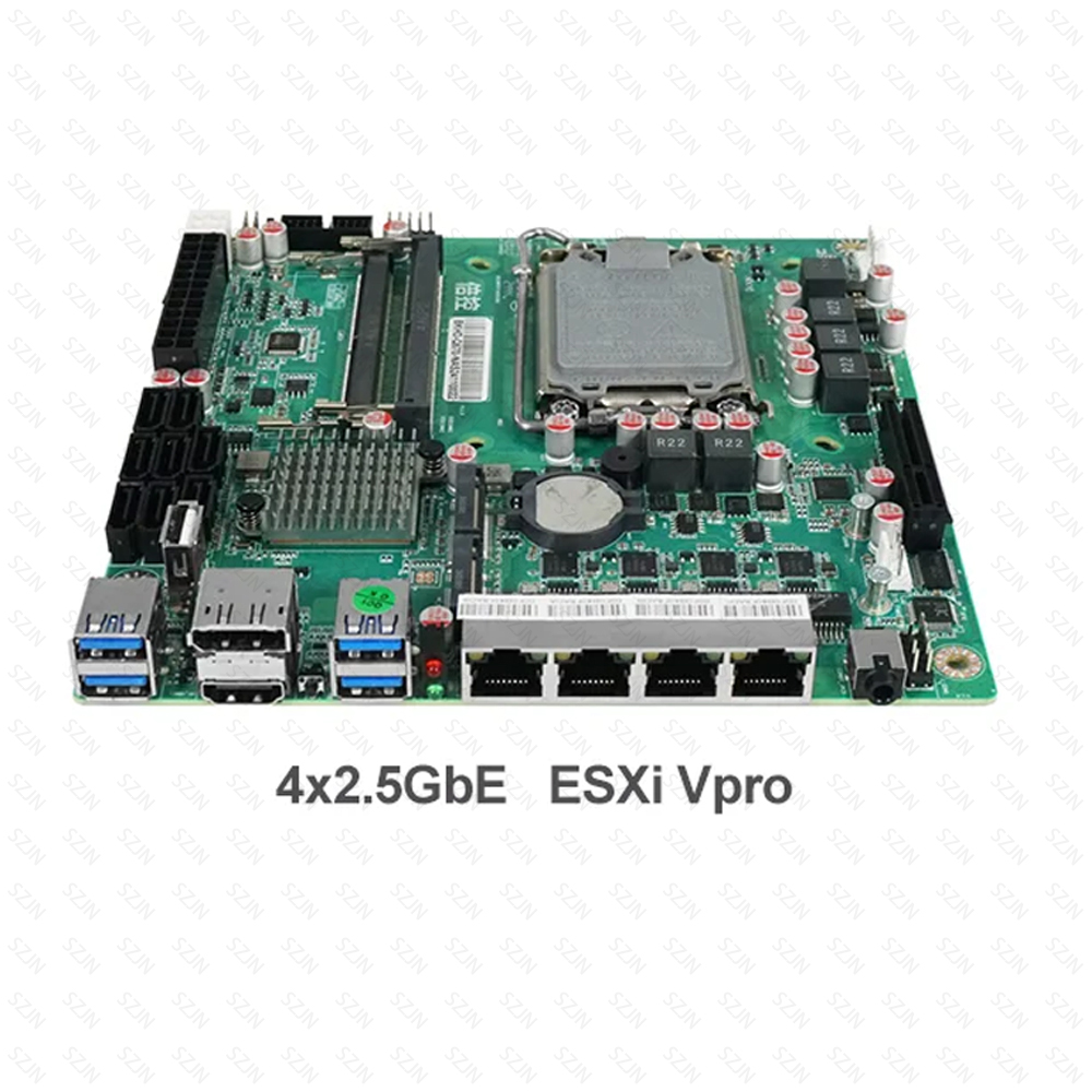 ชุดคอมโบเมนบอร์ด NAS Set Q670  - Lga1700 Itx Motherboard Ddr5 บทวิจารณ์และราคา