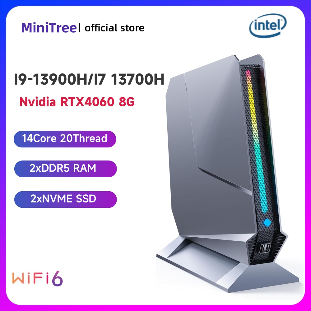 คอมพิวเตอร์ตั้งโต๊ะขนาดเล็กสำห - Intel Core I9 13900H Mini Pc บทวิจารณ์และราคา