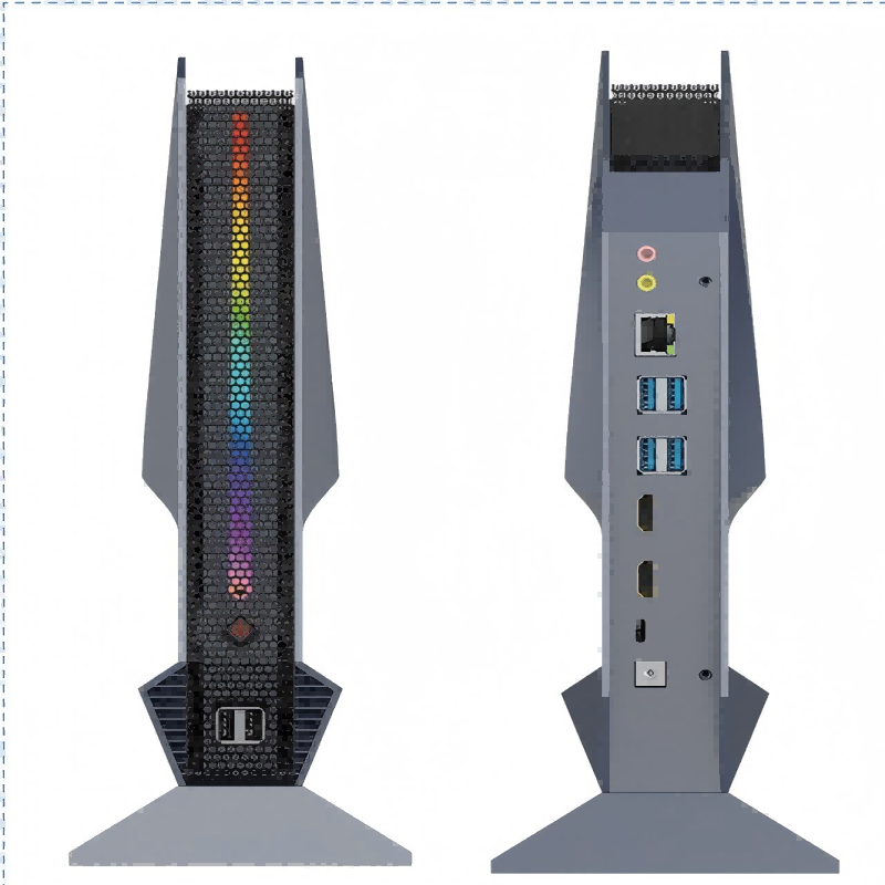 คอมพิวเตอร์ตั้งโต๊ะขนาดเล็กสำห - Intel Core I9 13900H Mini Pc บทวิจารณ์และราคา